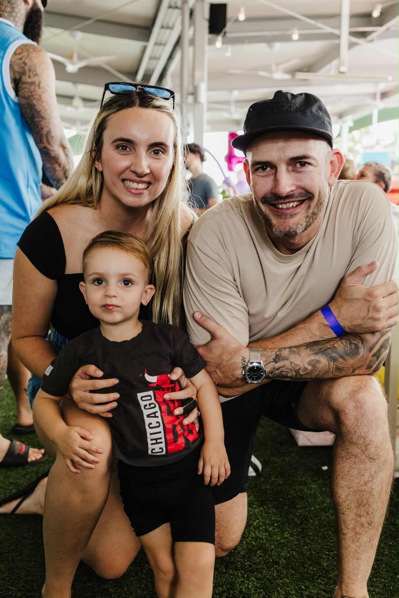 Dan Richards and Family Smiling