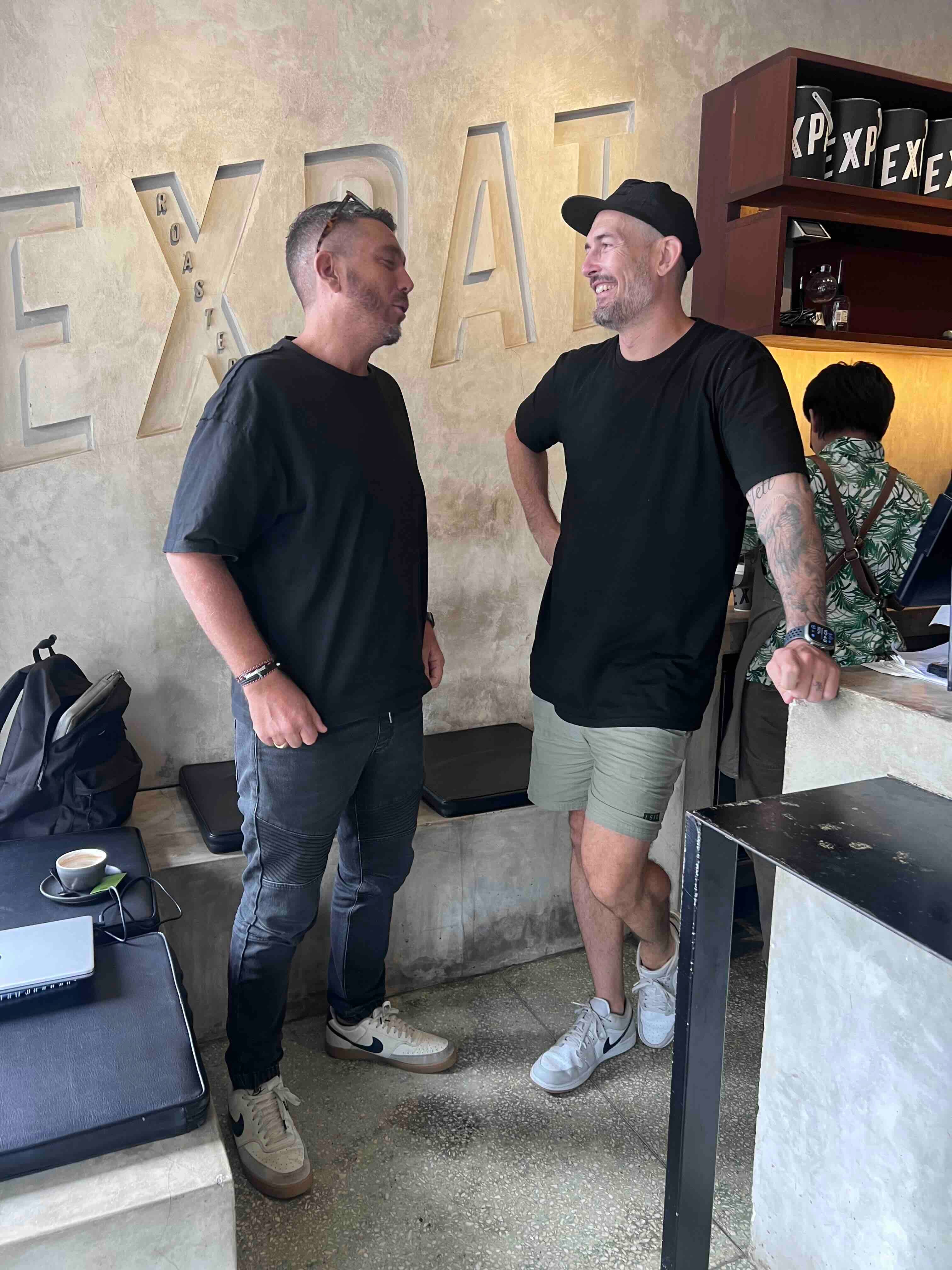 Dan Richards and Shea Expat Roasters